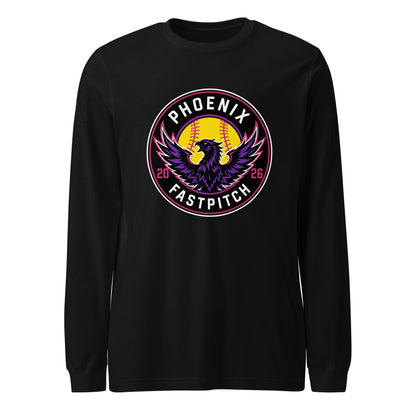 Performance | Long Sleeve Tee | Phoenix Fastpitch | Badge Logo