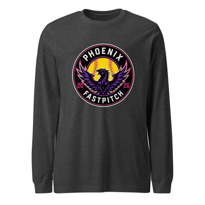 Performance | Long Sleeve Tee | Phoenix Fastpitch | Badge Logo