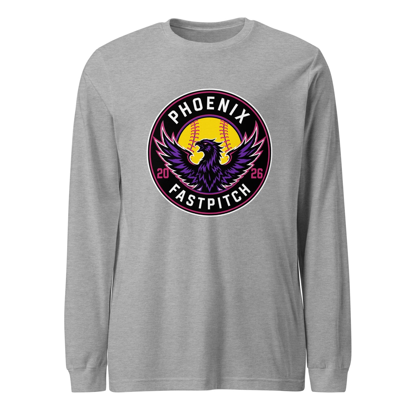 Performance | Long Sleeve Tee | Phoenix Fastpitch | Badge Logo