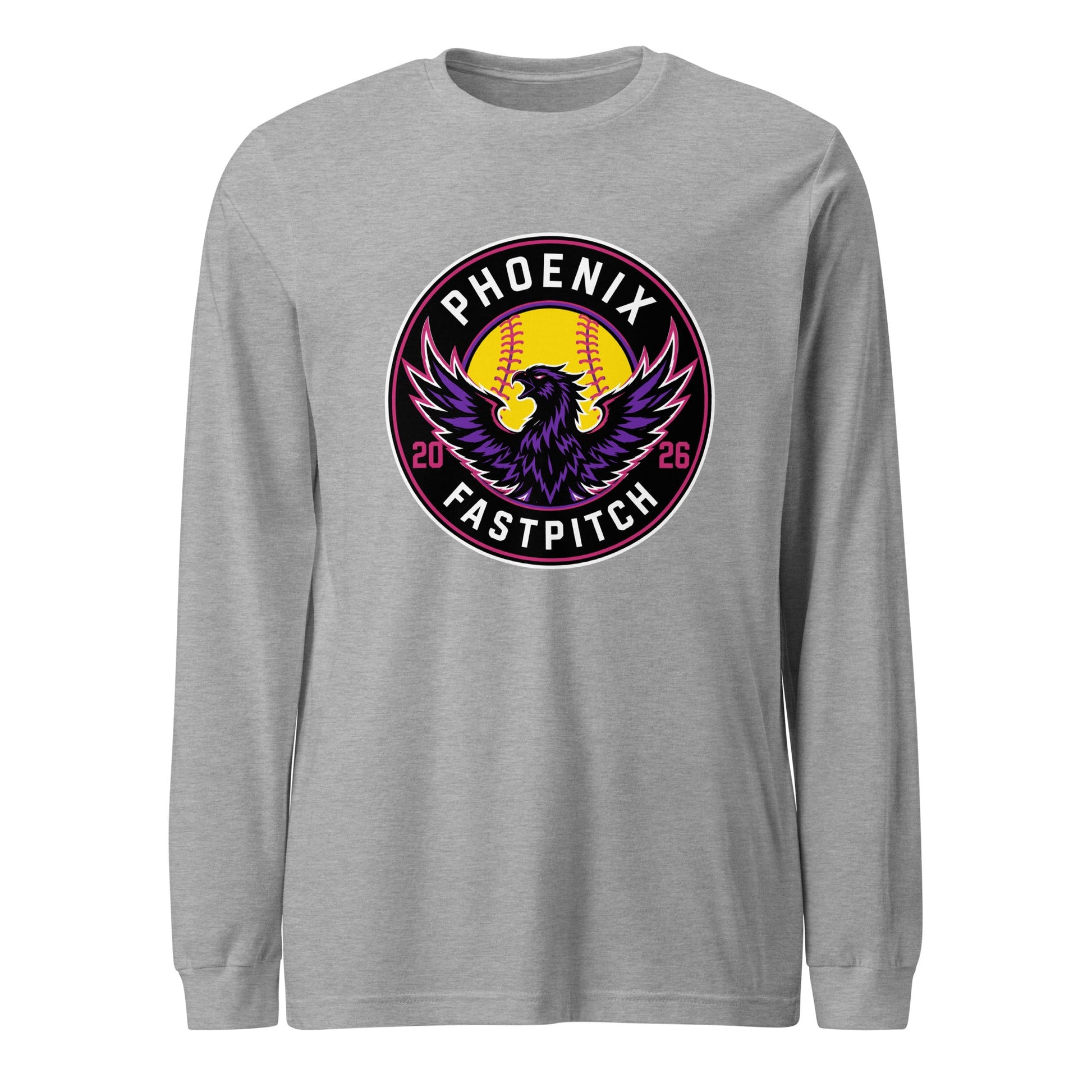 Performance | Long Sleeve Tee | Phoenix Fastpitch | Badge Logo