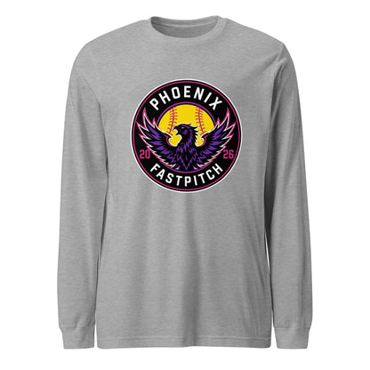Performance | Long Sleeve Tee | Phoenix Fastpitch | Badge Logo