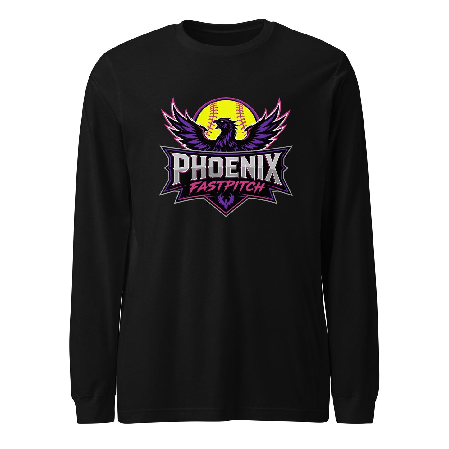 Performance | Long Sleeve Tee | Phoenix Fastpitch | Emblem Logo