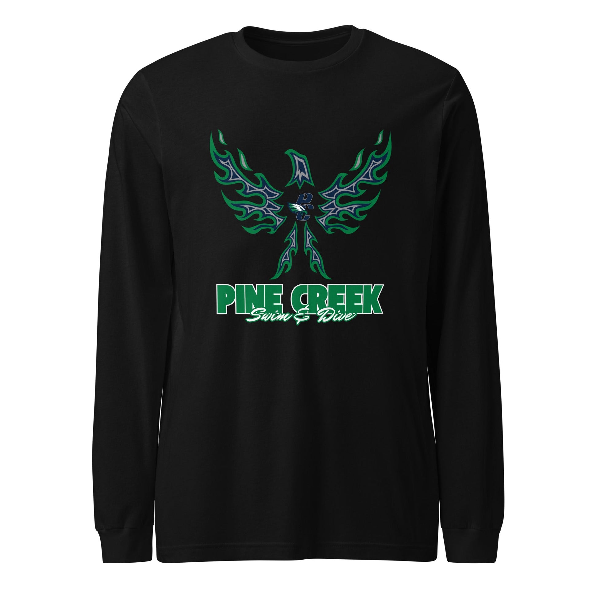 Performance | Long Sleeve Tee | PINE CREEK SWIM & DIVE | '24 Logo