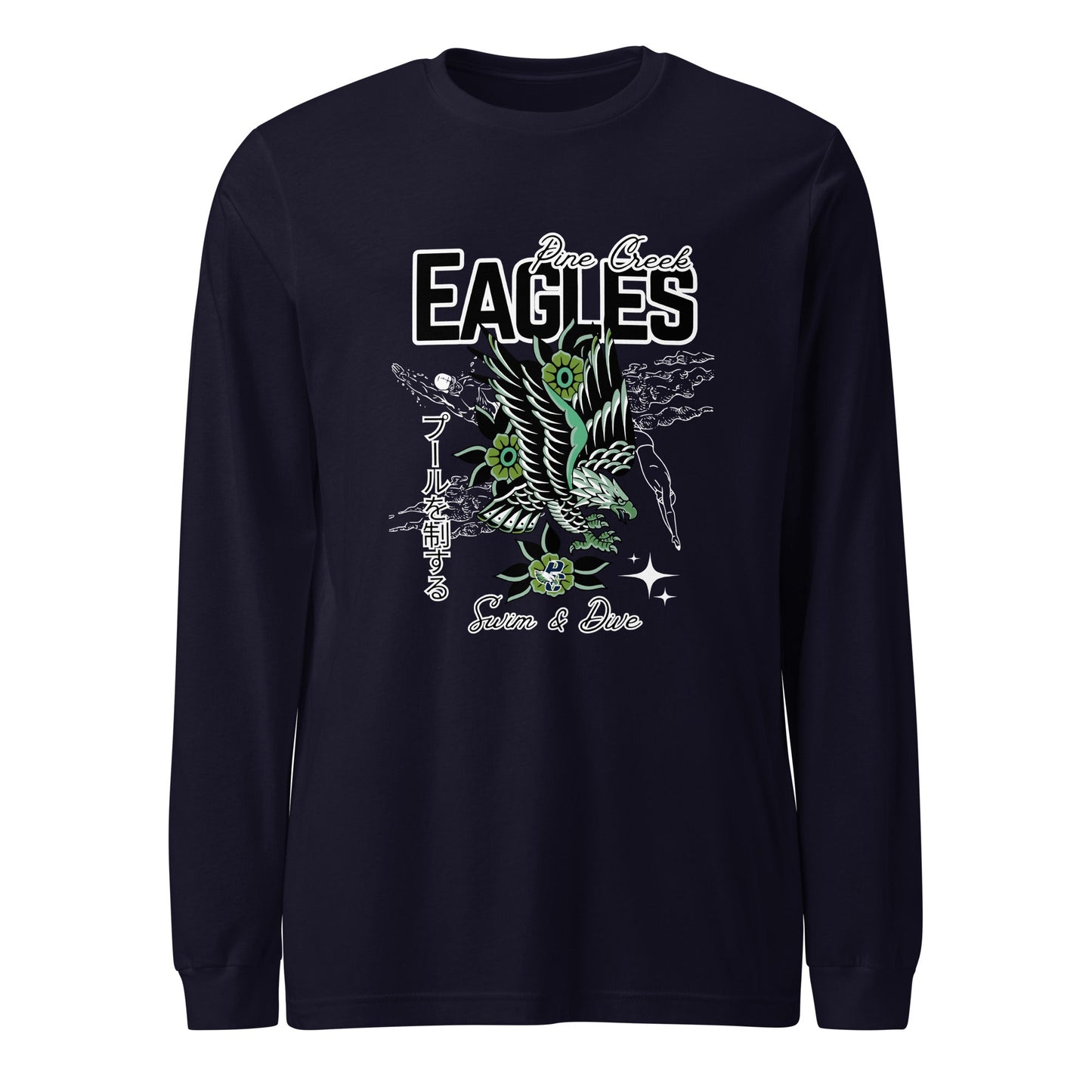 Performance | Long Sleeve Tee | PINE CREEK SWIM & DIVE | '25 Logo