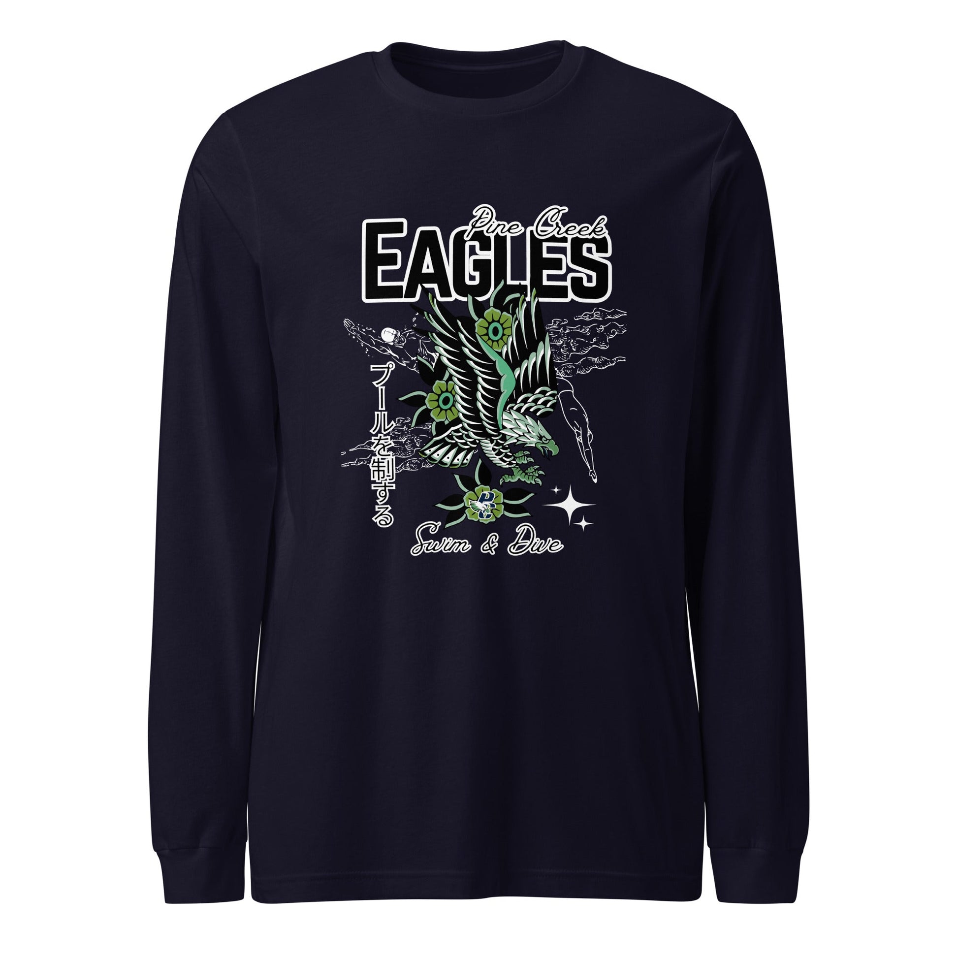 Performance | Long Sleeve Tee | PINE CREEK SWIM & DIVE | '25 Logo