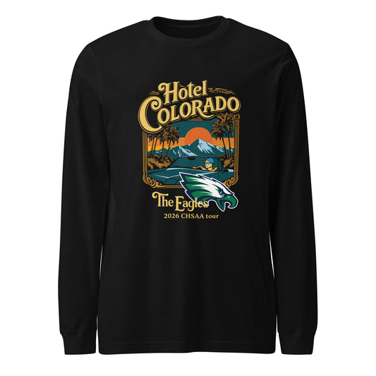 Performance | Long Sleeve Tee | PINE CREEK SWIM & DIVE | Hotel Colorado Logo