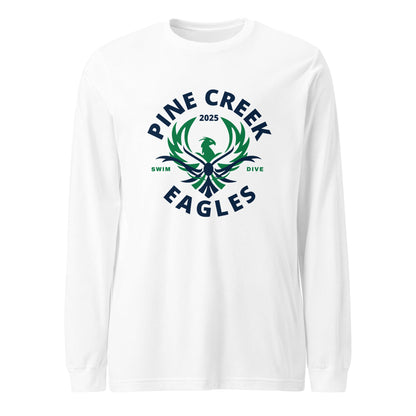 Performance | Long Sleeve Tee | PINE CREEK SWIM & DIVE | Swim & Dive Logo