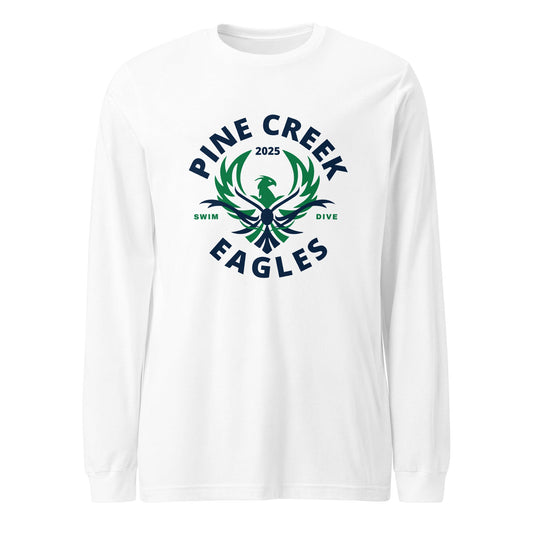 Performance | Long Sleeve Tee | PINE CREEK SWIM & DIVE | Swim & Dive Logo