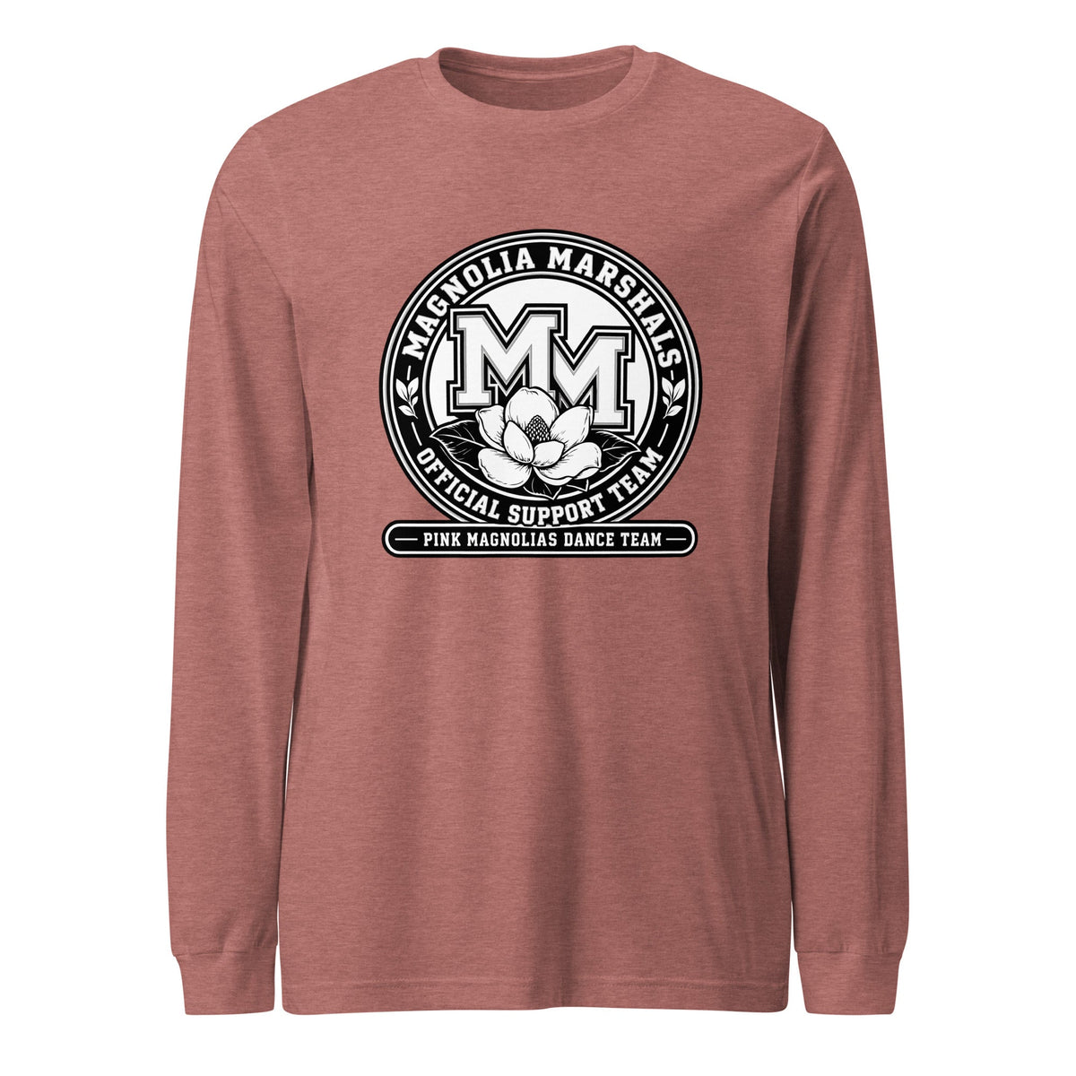 Performance | Long Sleeve Tee | Pink Magnolias Dance | Emblem Logo