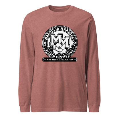 Performance | Long Sleeve Tee | Pink Magnolias Dance | Emblem Logo
