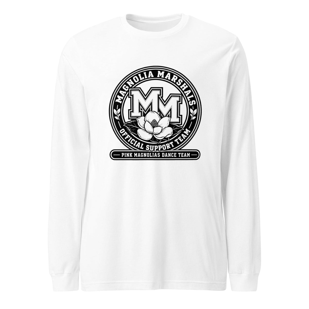Performance | Long Sleeve Tee | Pink Magnolias Dance | Emblem Logo