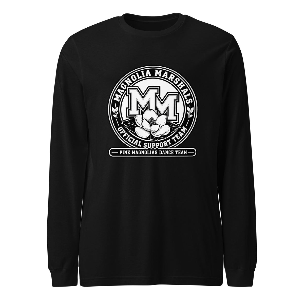 Performance | Long Sleeve Tee | Pink Magnolias Dance | Emblem Logo