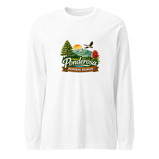 Performance | Long Sleeve Tee | Ponderosa Reunion | Painted Mountain Crest Logo