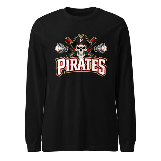 Performance | Long Sleeve Tee | Port City Pirates | Cannonball Portside Logo