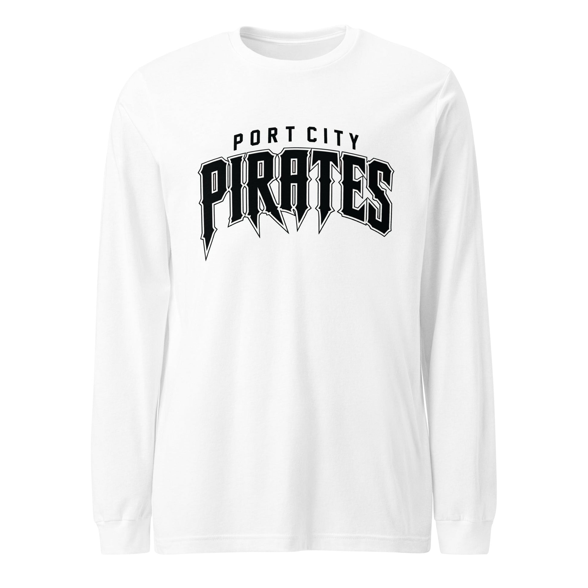 Performance | Long Sleeve Tee | Port City Pirates | Script Logo