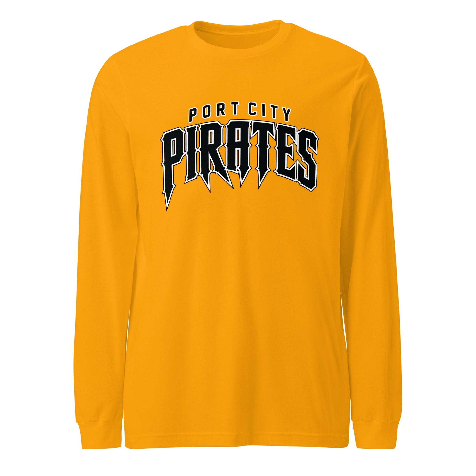 Performance | Long Sleeve Tee | Port City Pirates | Script Logo
