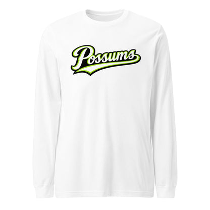 Performance | Long Sleeve Tee | Possums | Script Logo