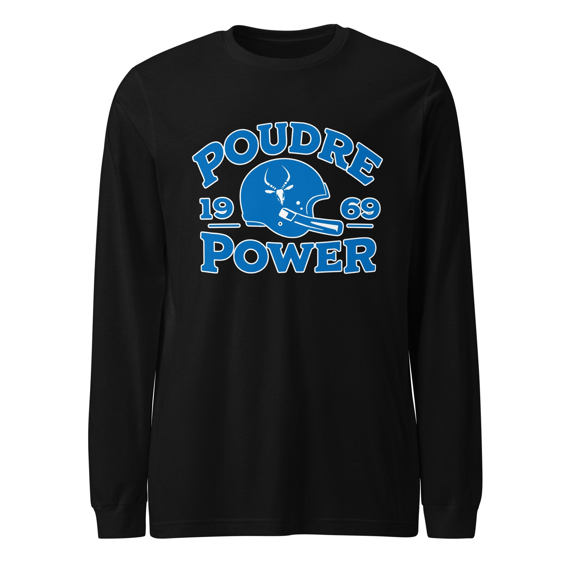 Performance | Long Sleeve Tee | Poudre Football | Crest Logo