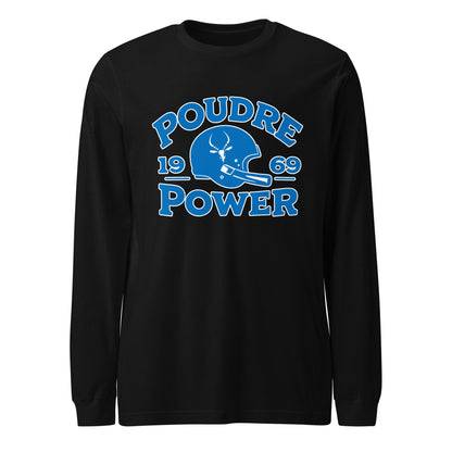 Performance | Long Sleeve Tee | Poudre Football | Crest Logo