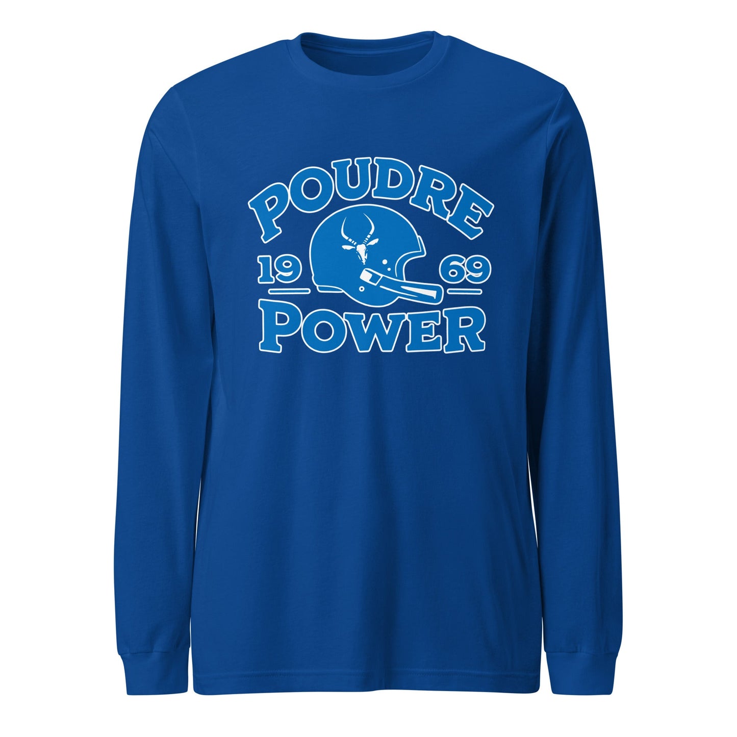 Performance | Long Sleeve Tee | Poudre Football | Crest Logo
