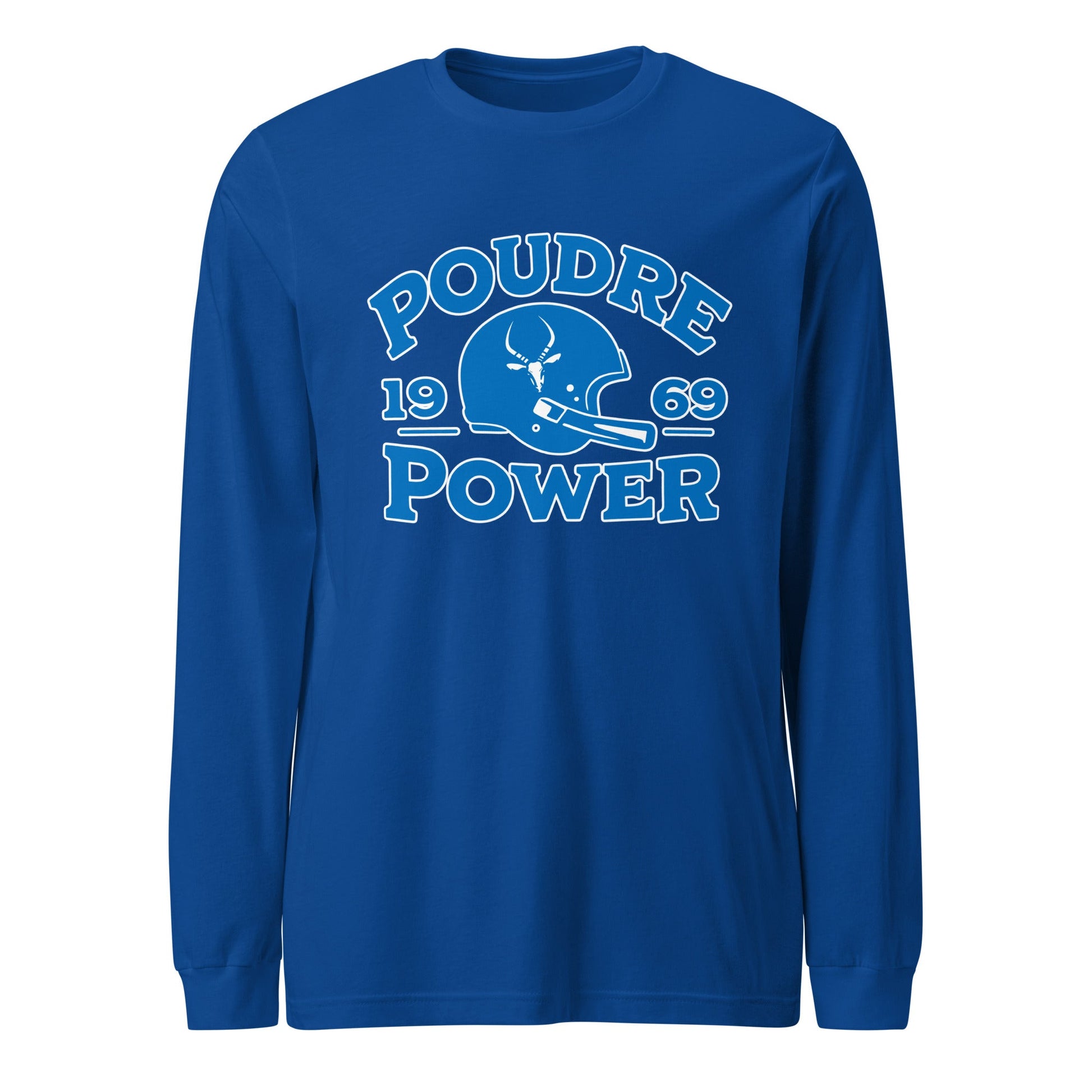 Performance | Long Sleeve Tee | Poudre Football | Crest Logo
