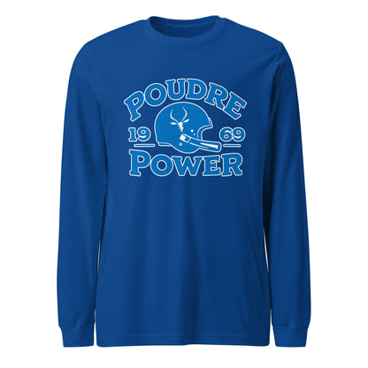 Performance | Long Sleeve Tee | Poudre Football | Crest Logo