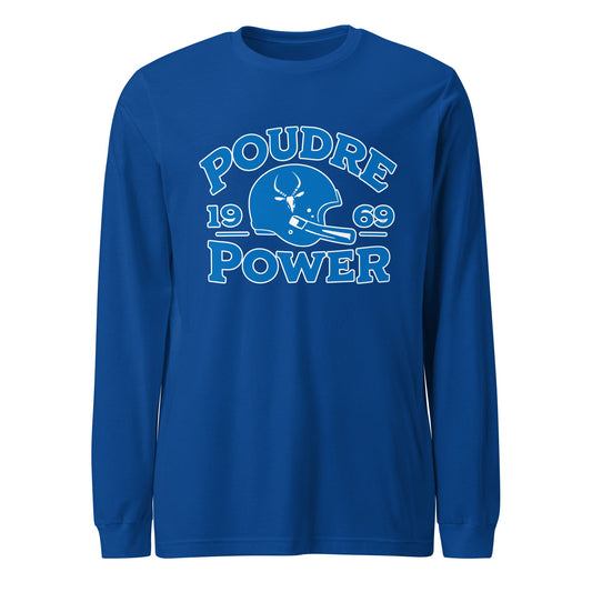 Performance | Long Sleeve Tee | Poudre Football | Crest Logo