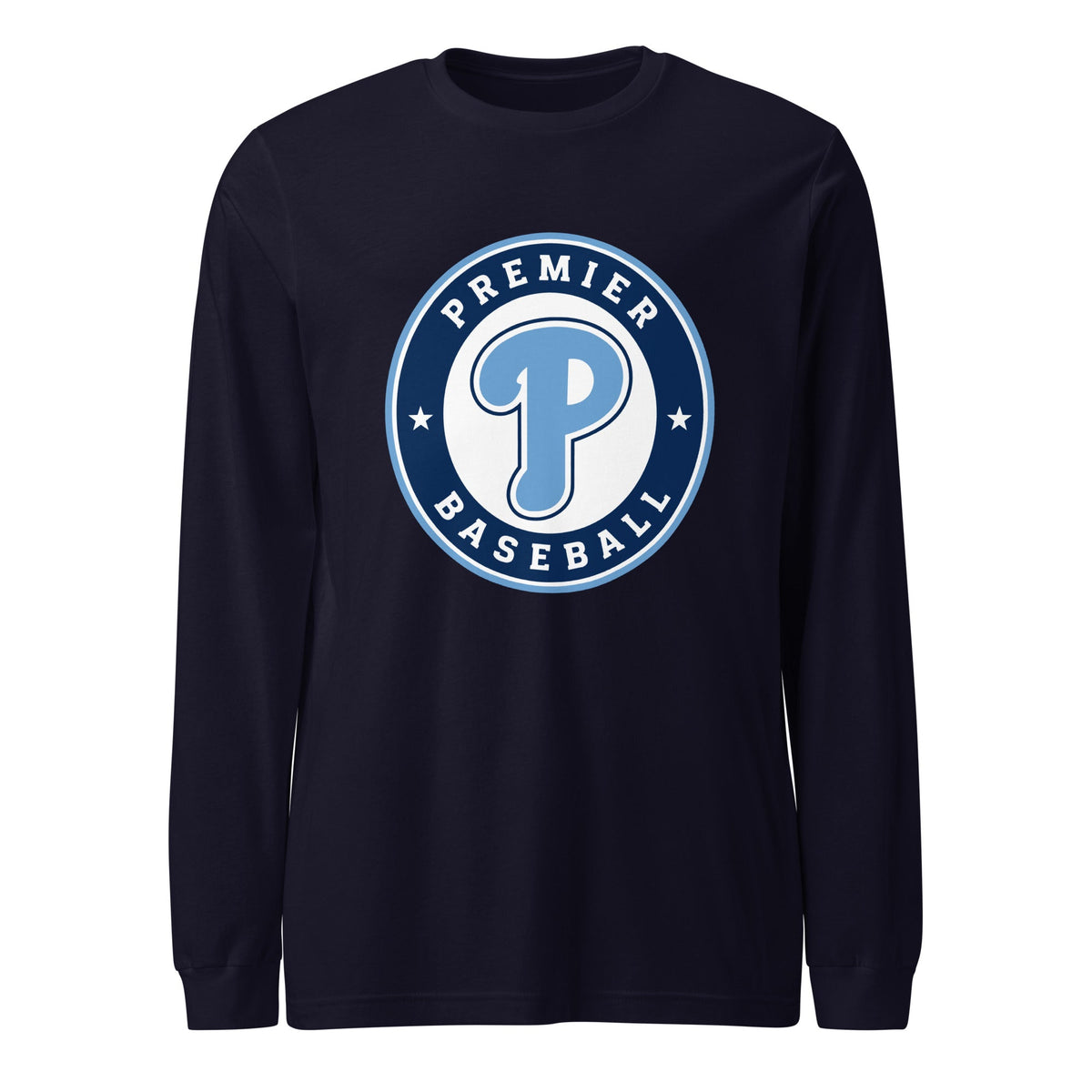 Performance | Long Sleeve Tee | Premier Baseball | Badge Logo