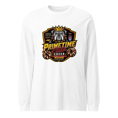 Performance | Long Sleeve Tee | PTE Bulldog Cheer | Shield Logo