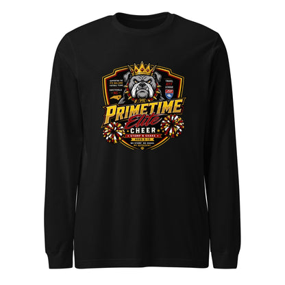 Performance | Long Sleeve Tee | PTE Bulldog Cheer | Shield Logo