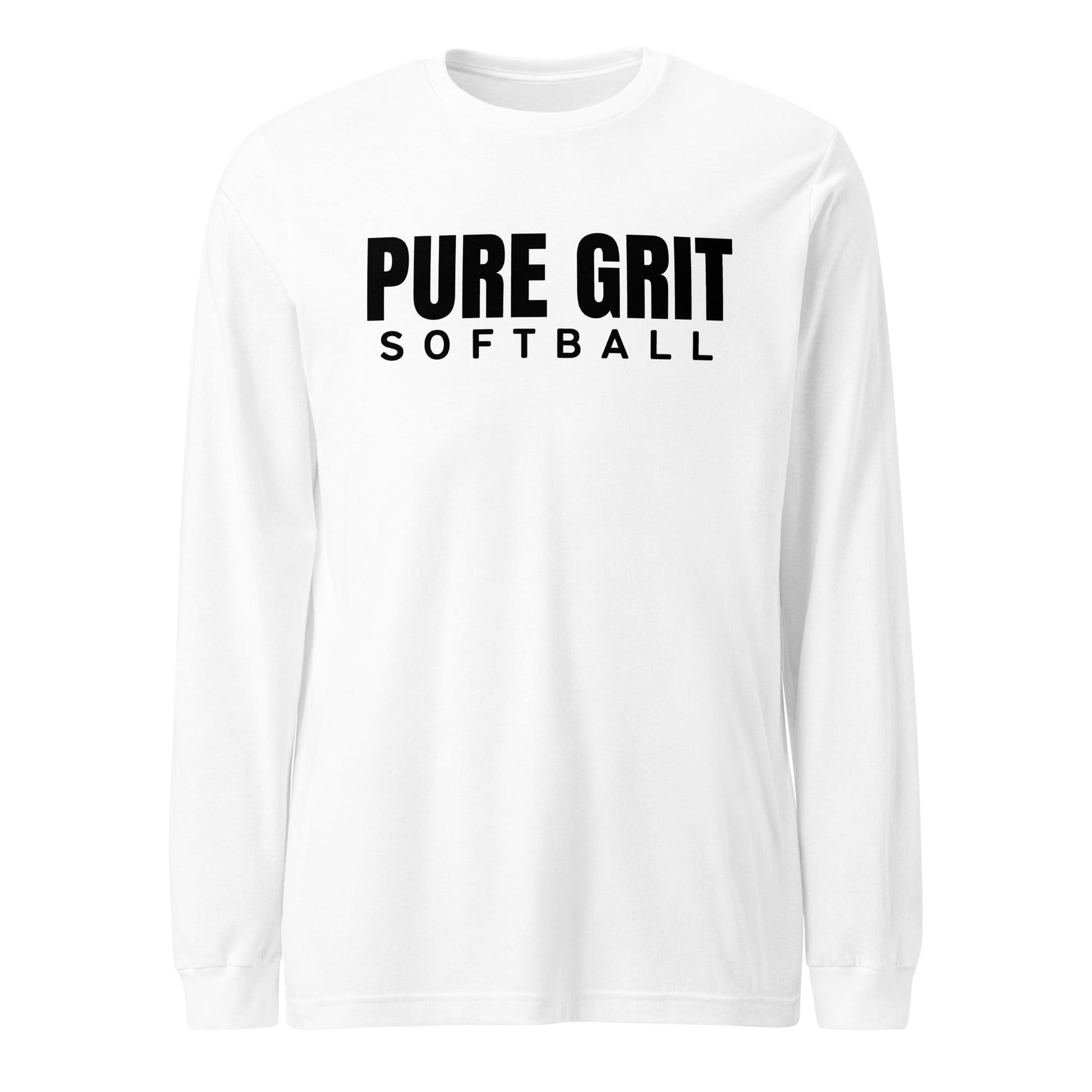 Performance | Long Sleeve Tee | Pure Grit Softball | Main Logo