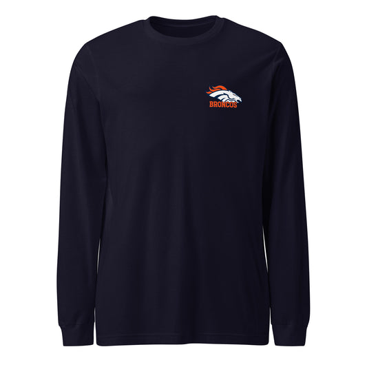 Performance | Long Sleeve Tee | Rapid City Broncos - BHYFL | Athletics Logo