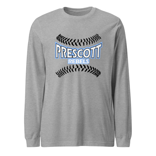 Performance | Long Sleeve Tee | Rebels baseball club | Vanguard Logo