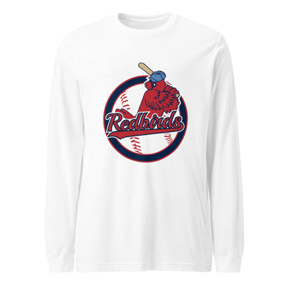 Performance | Long Sleeve Tee | Redbirds | Vintage Badge Logo
