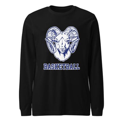 Performance | Long Sleeve Tee | Rensselaer Rams | Basketball Logo