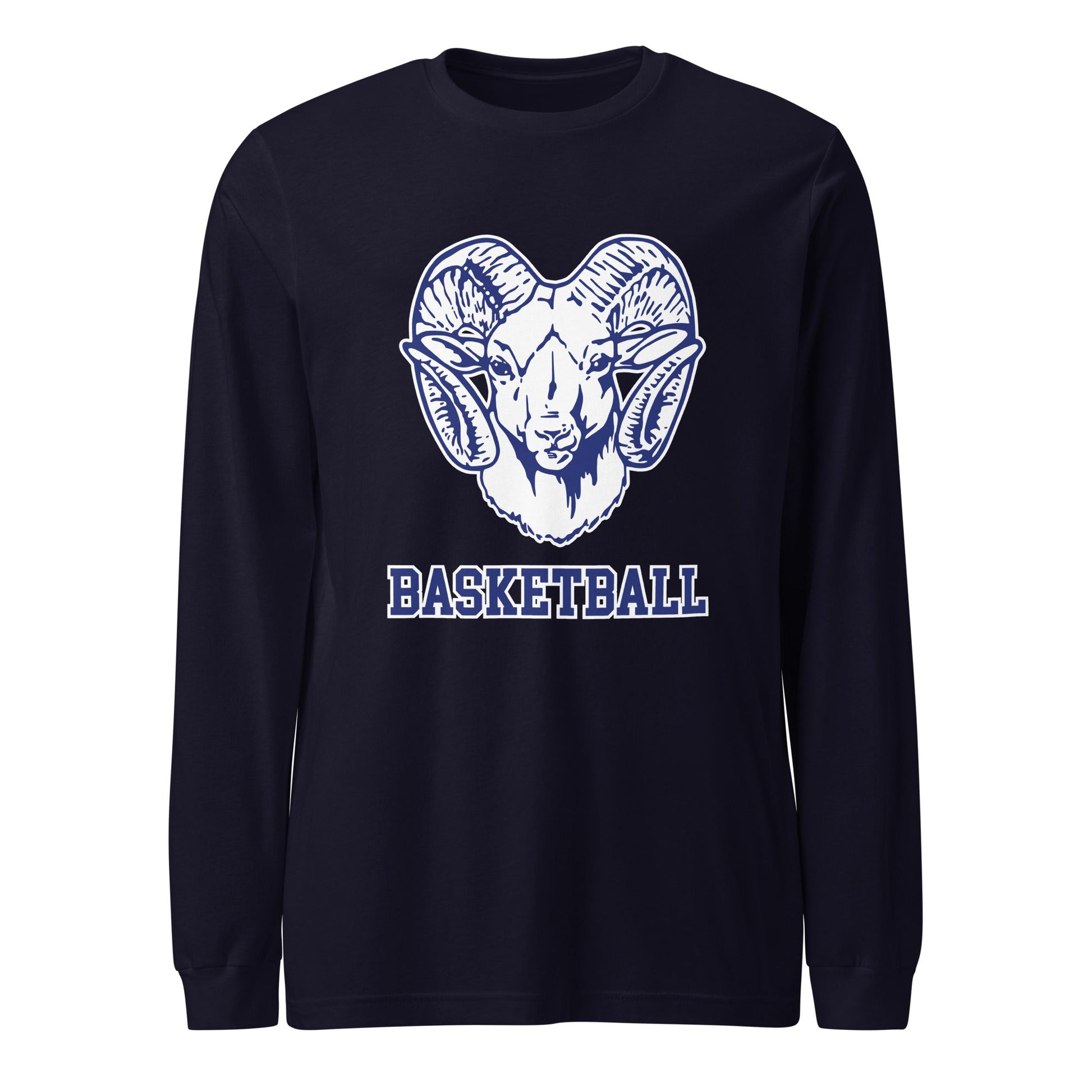 Performance | Long Sleeve Tee | Rensselaer Rams | Basketball Logo