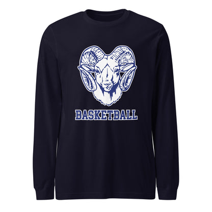 Performance | Long Sleeve Tee | Rensselaer Rams | Basketball Logo