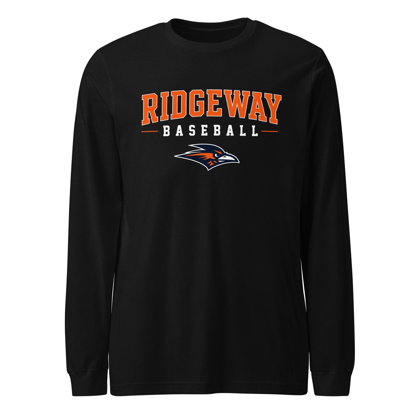 Performance | Long Sleeve Tee | Ridgeway High School Baseball | Emblem Logo