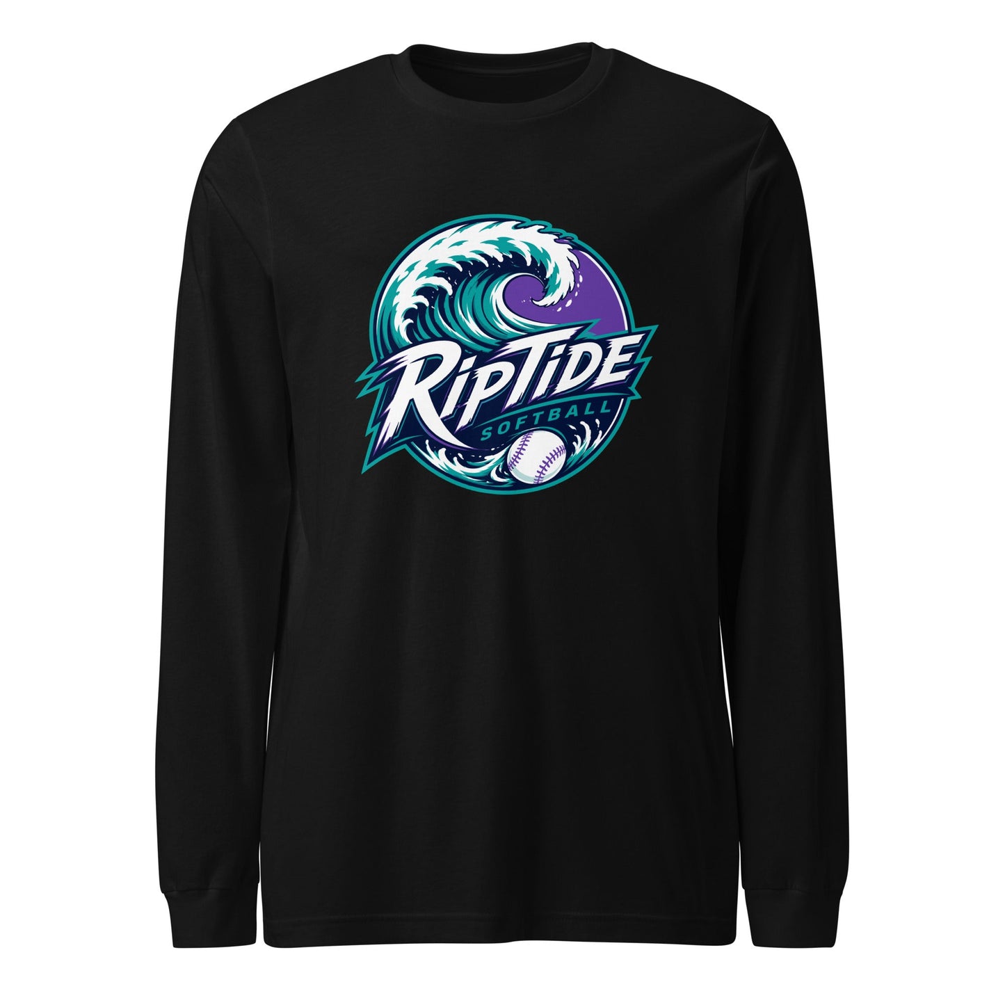 Performance | Long Sleeve Tee | RipTide Softball | Emblem Logo