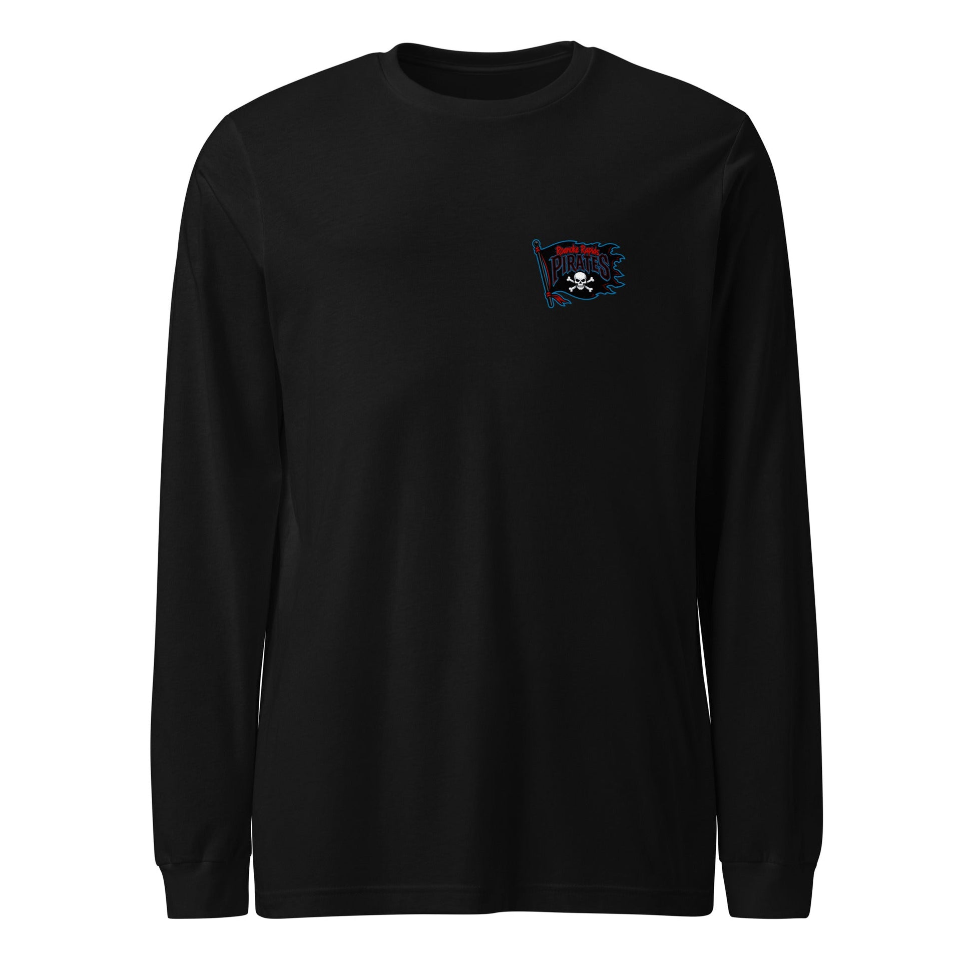 Performance | Long Sleeve Tee | Roanoke Rapids Pirates | Blackwave Flag Logo