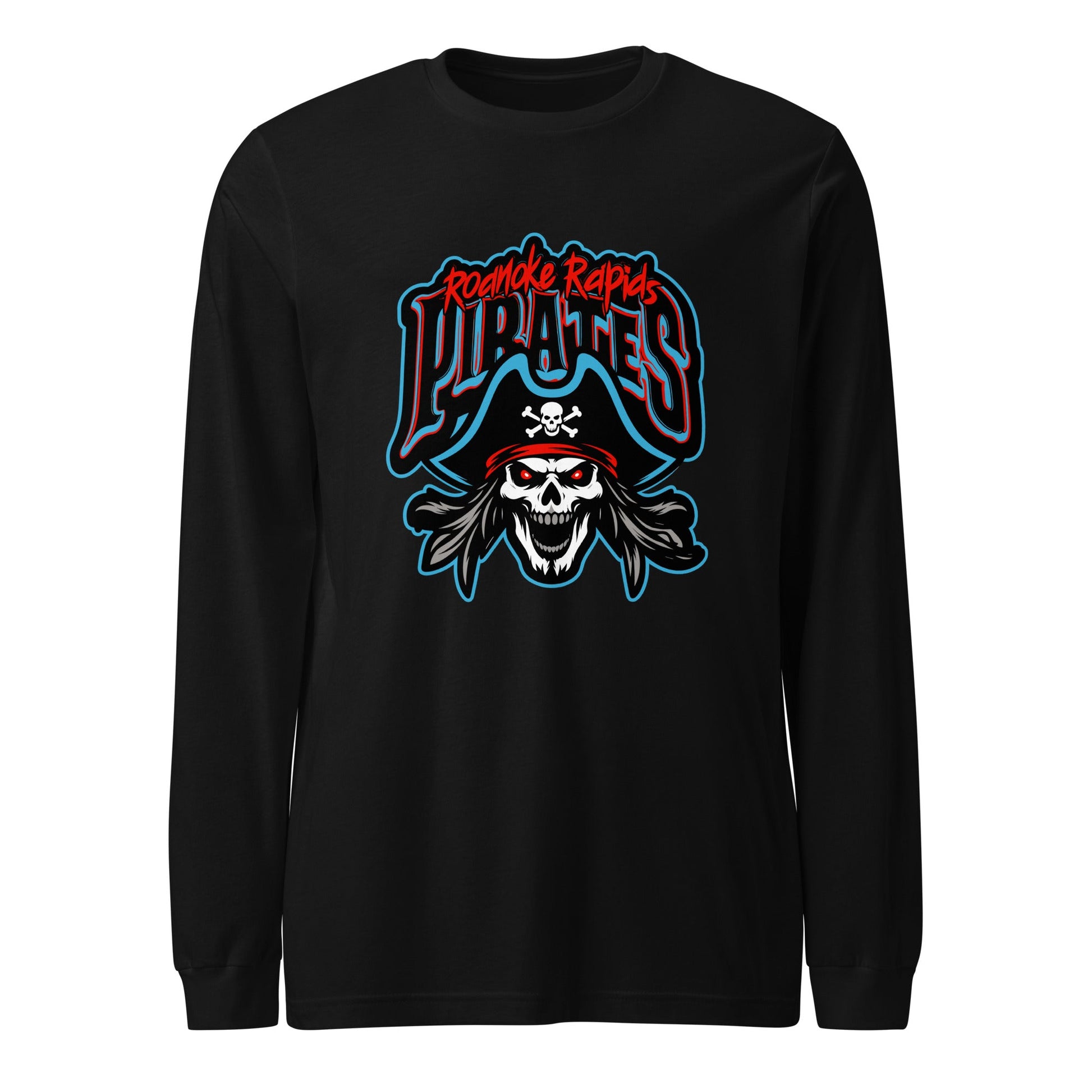 Performance | Long Sleeve Tee | Roanoke Rapids Pirates | Reaver Captain Logo