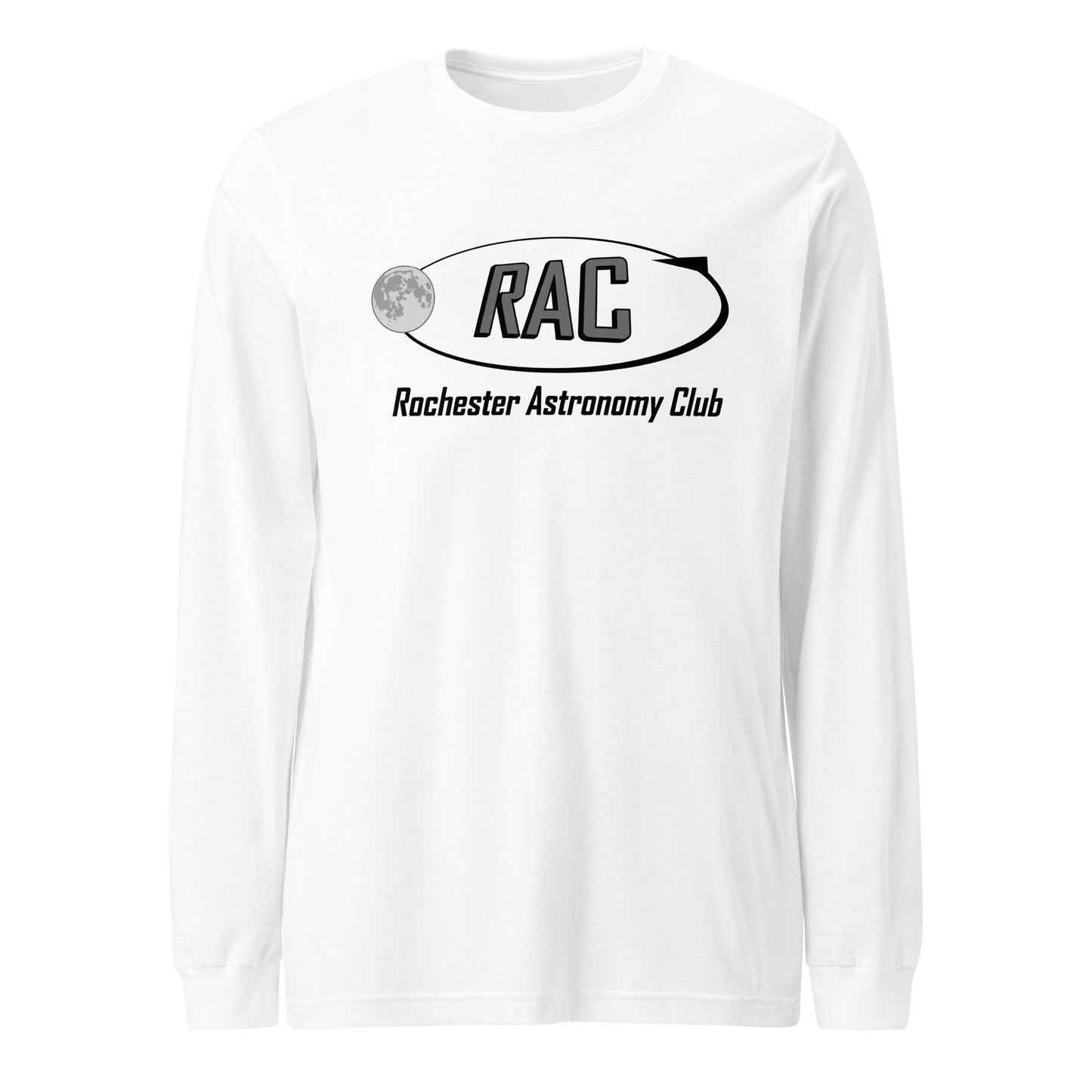 Performance | Long Sleeve Tee | Rochester Astronomy Club | Orbit Logo