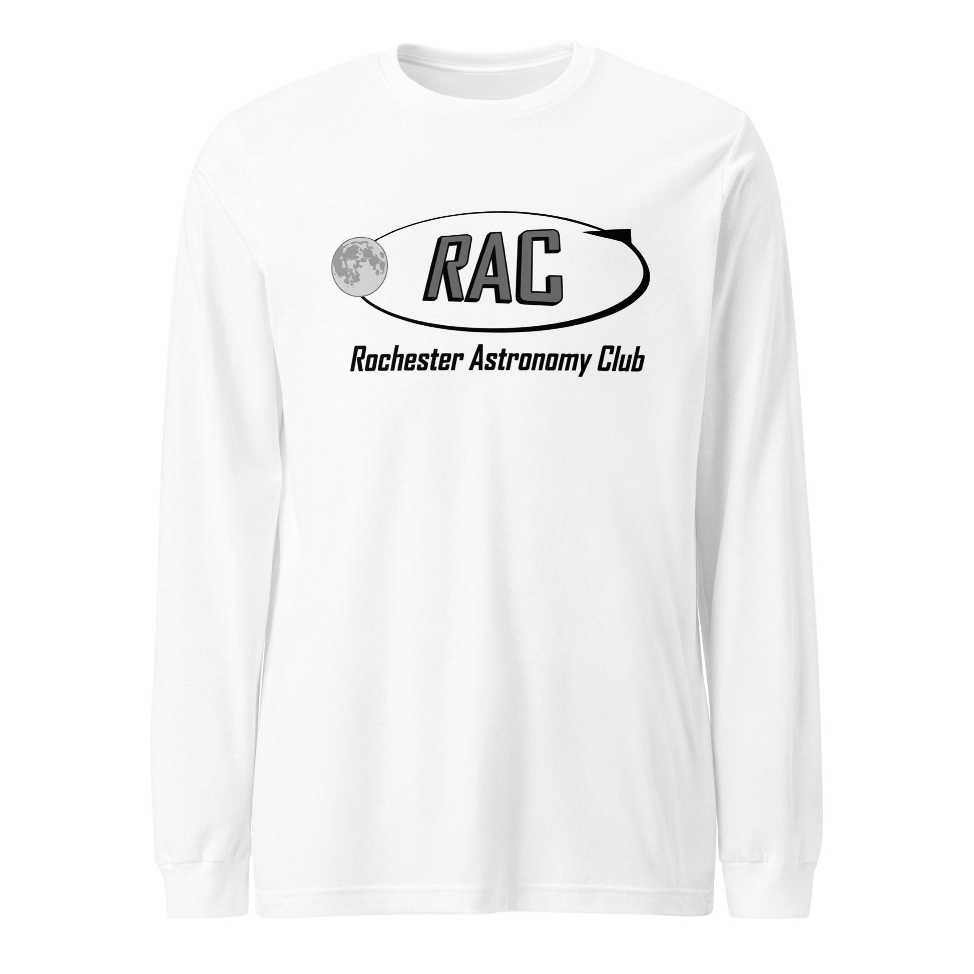 Performance | Long Sleeve Tee | Rochester Astronomy Club | Orbit Logo