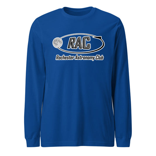 Performance | Long Sleeve Tee | Rochester Astronomy Club | Orbit Logo