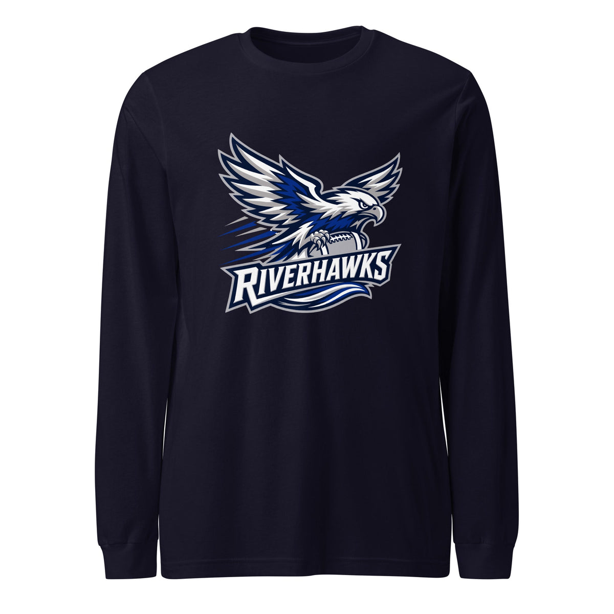 Performance | Long Sleeve Tee | Rochester Riverhawks | Crest Logo