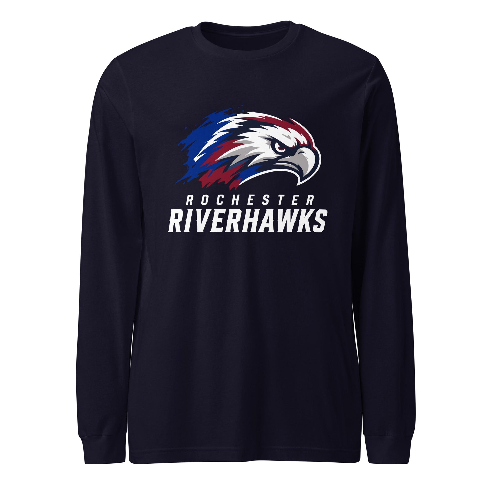 Performance | Long Sleeve Tee | Rochester Riverhawks | Emblem Logo