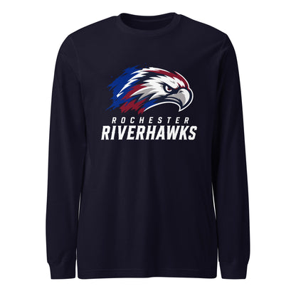 Performance | Long Sleeve Tee | Rochester Riverhawks | Emblem Logo