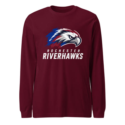 Performance | Long Sleeve Tee | Rochester Riverhawks | Emblem Logo