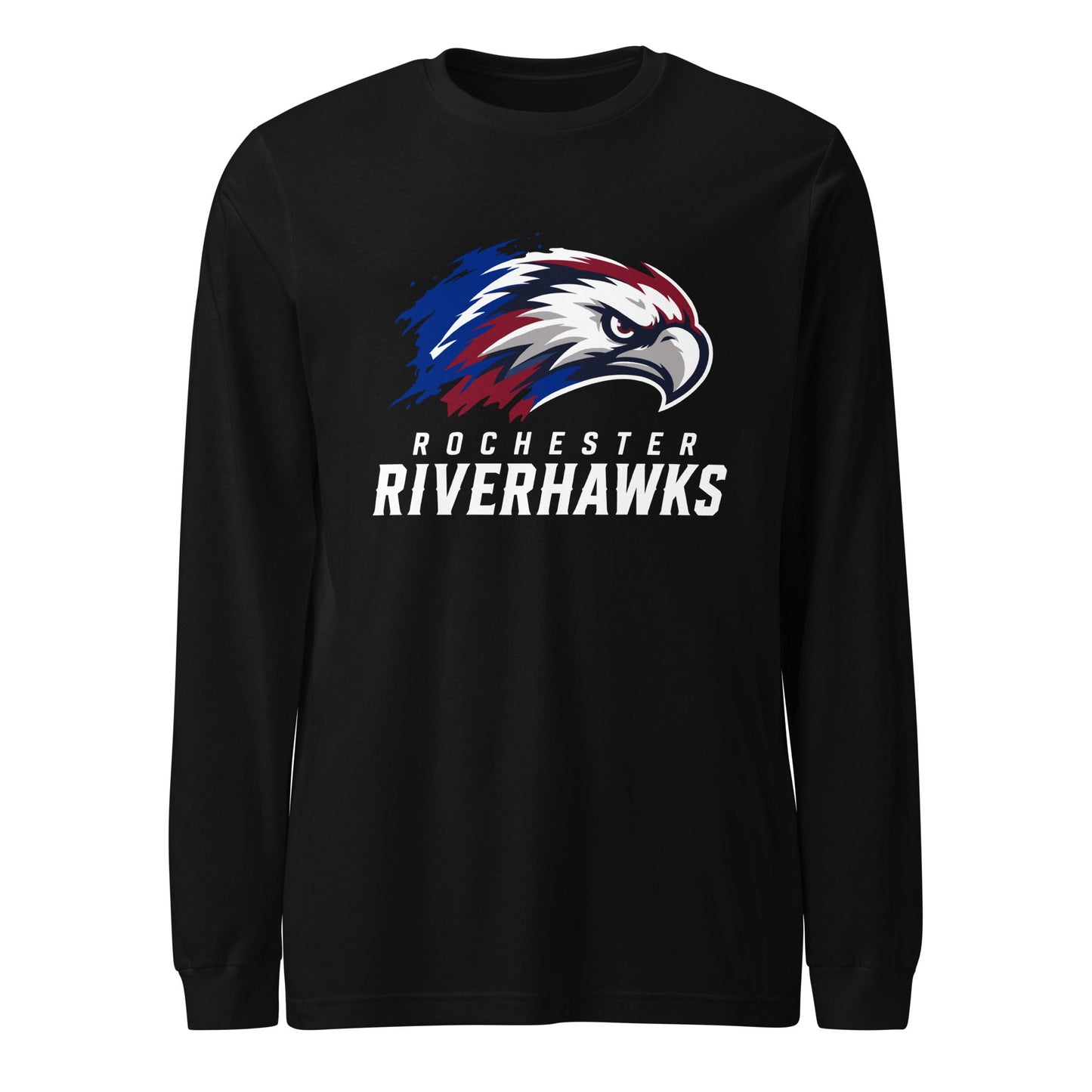 Performance | Long Sleeve Tee | Rochester Riverhawks | Emblem Logo