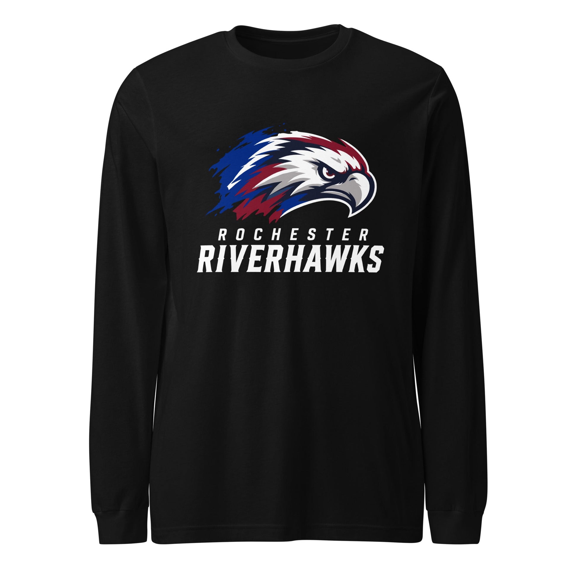 Performance | Long Sleeve Tee | Rochester Riverhawks | Emblem Logo